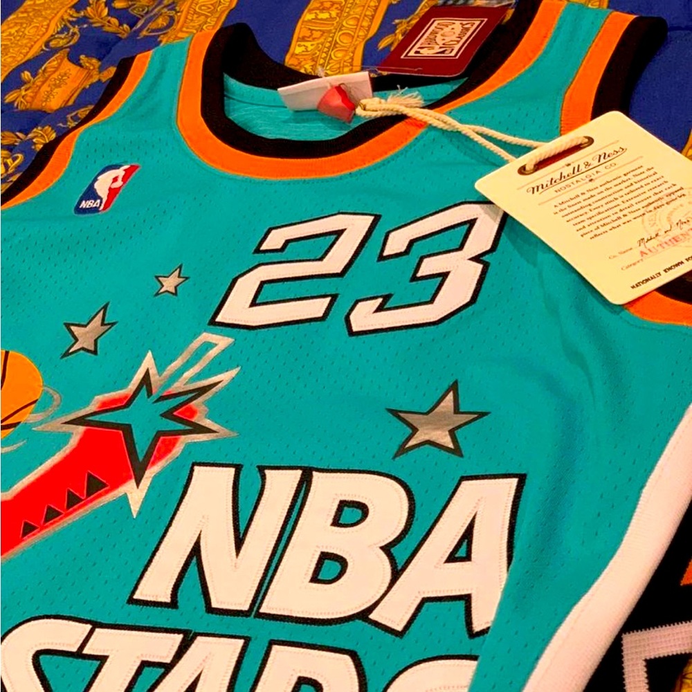 100% Authentic 96' Michael Jordan NBA All-Star East Mitchell & Ness Jersey Sz 40